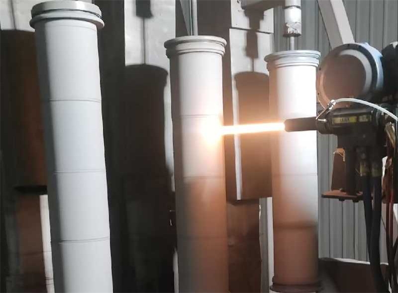 某机械厂弧形辊表面热喷涂强化